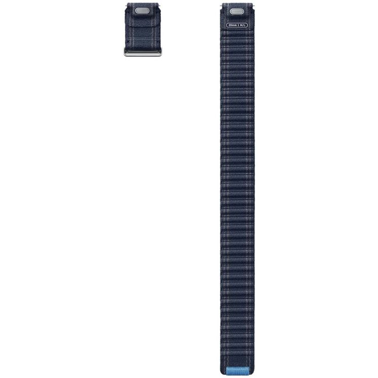 Оригинальный ремешок Fabric Band (M/L) для Samsung Galaxy Watch 4 / 4 Classic / 5 / 5 Pro / 6 / 6 Classic / 7 / FE (ET-SVL31LNEGEU) - Navy: фото 3 из 3