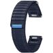 Оригинальный ремешок Fabric Band (M/L) для Samsung Galaxy Watch 4 / 4 Classic / 5 / 5 Pro / 6 / 6 Classic / 7 / FE (ET-SVL31LNEGEU) - Navy (358111N). Фото 1 из 3