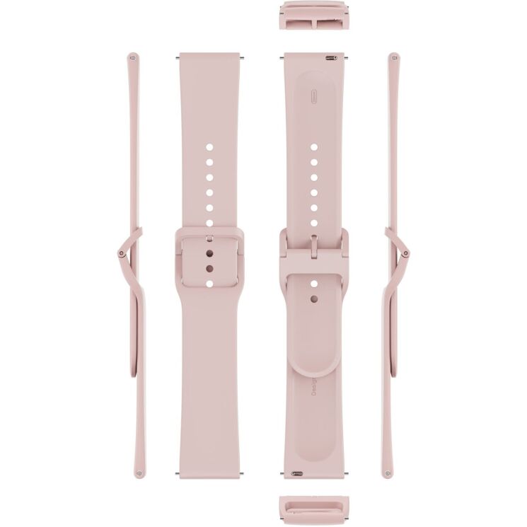 Оригінальний ремінець Silicone Strap для Xiaomi Redmi Watch 3 / 5 Active / 5 Lite (BHR9469GL) - Pink: фото 2 з 6