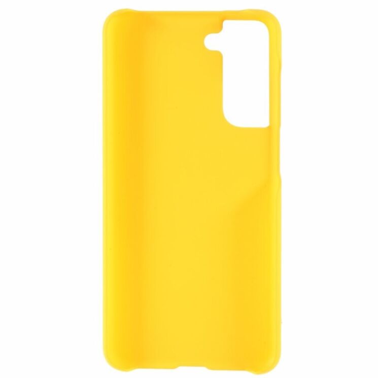 Пластиковый чехол Deexe Hard Shell для Samsung Galaxy S21 FE (G990) - Yellow: фото 3 из 7