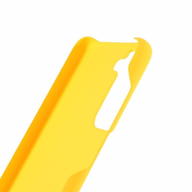 Пластиковый чехол Deexe Hard Shell для Samsung Galaxy S21 FE (G990) - Yellow: фото 7 из 7