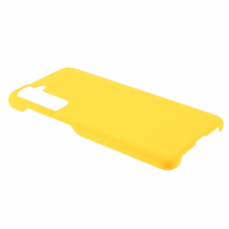 Пластиковый чехол Deexe Hard Shell для Samsung Galaxy S21 FE (G990) - Yellow: фото 4 из 7