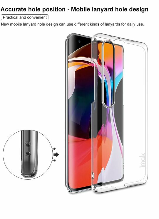Пластиковый чехол IMAK Crystal II Pro для Xiaomi Mi 10 / Mi 10 Pro - Transparent: фото 11 из 14