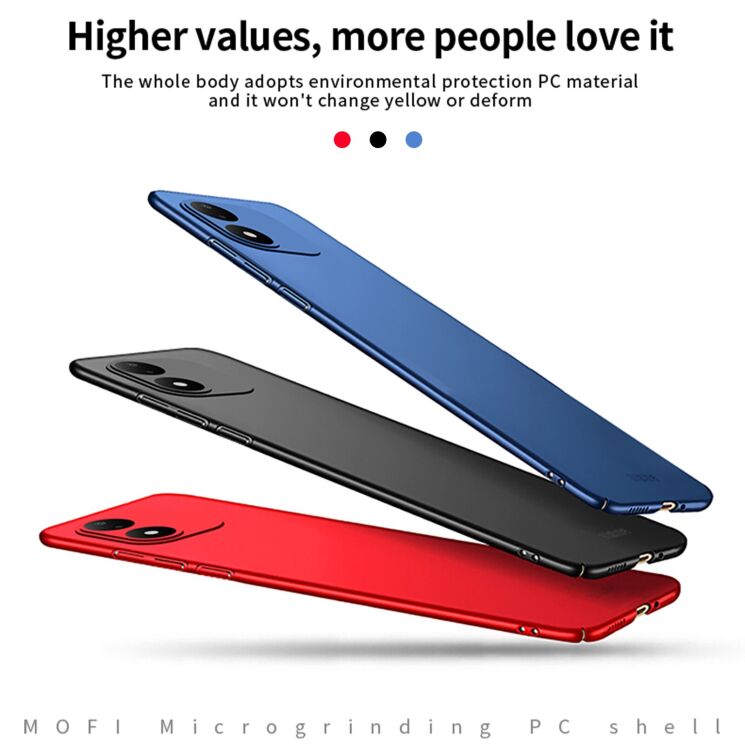 Пластиковый чехол MOFI Slim Shield для Xiaomi Redmi Note 17 Pro - Black: фото 3 из 9
