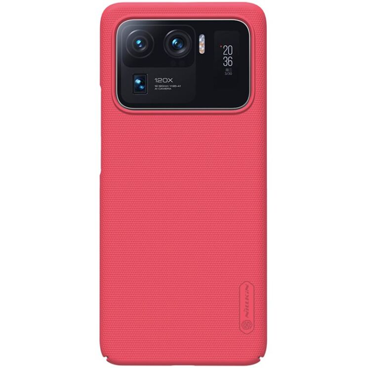 Пластиковый чехол NILLKIN Frosted Shield для Xiaomi Mi 11 Ultra - Red: фото 1 из 17
