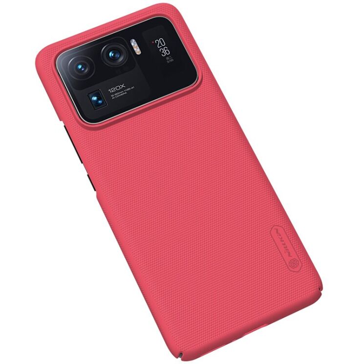 Пластиковый чехол NILLKIN Frosted Shield для Xiaomi Mi 11 Ultra - Red: фото 5 из 17
