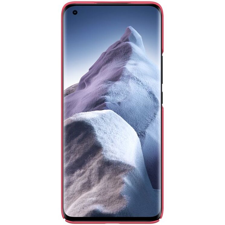 Пластиковый чехол NILLKIN Frosted Shield для Xiaomi Mi 11 Ultra - Red: фото 2 из 17