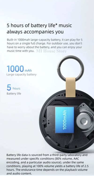 Портативна акустика Xiaomi Redmi Bluetooth Speaker 2 (QBH4327CN) - Black: фото 15 з 19