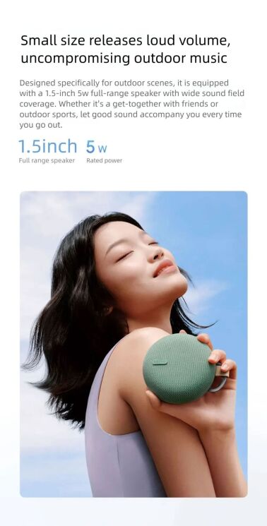 Портативна акустика Xiaomi Redmi Bluetooth Speaker 2 (QBH4327CN) - Black: фото 5 з 19