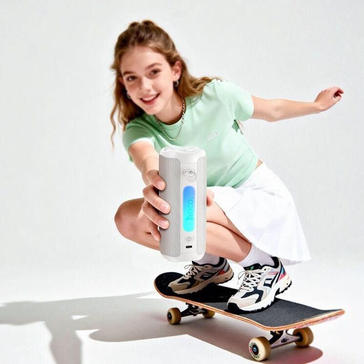 Портативна колонка Hoco HC50 - White Snow: фото 4 з 5