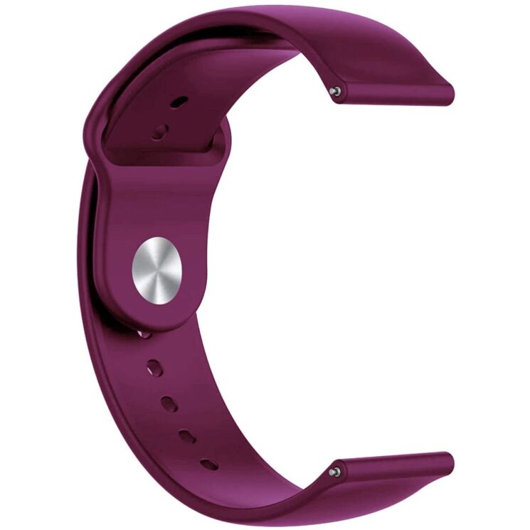 Ремешок ArmorStandart Silicone Watch Strap для часов с шириной крепления 20мм - Marsala: фото 2 из 3