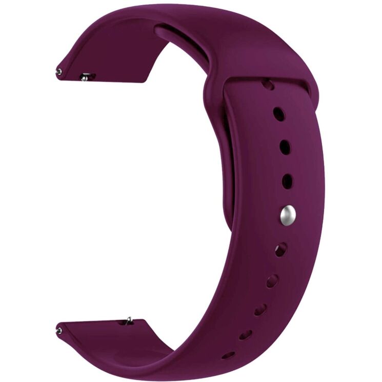 Ремешок ArmorStandart Silicone Watch Strap для часов с шириной крепления 20мм - Marsala: фото 1 из 3