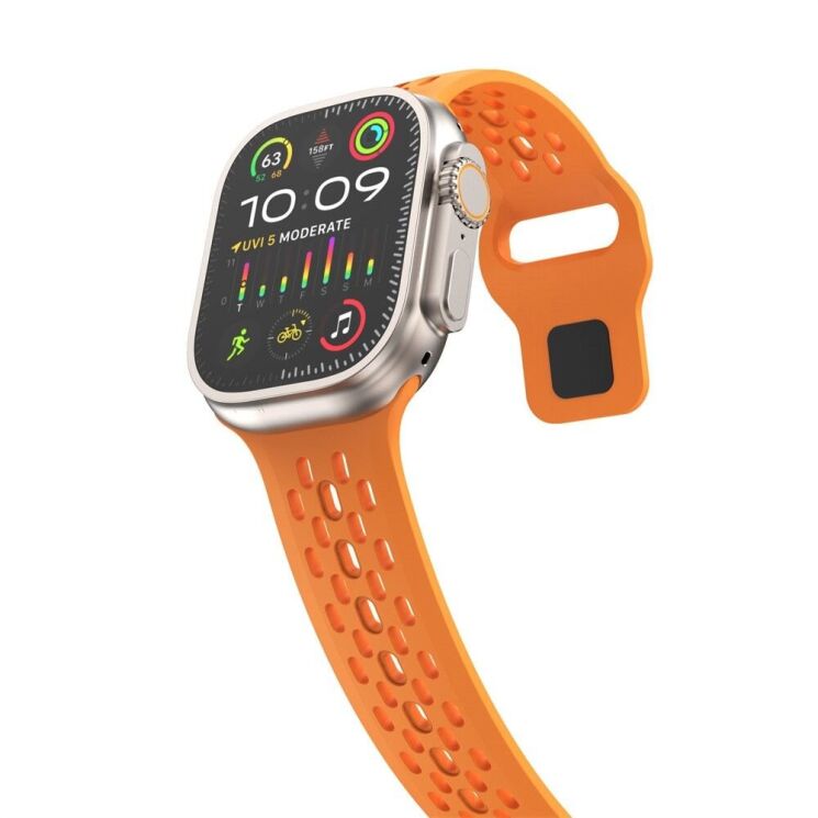 Ремінець Deexe Astra Strap для Apple Watch 42 (Series 10) / 41 / 40 / SE 40 / 38 - Orange: фото 5 з 7