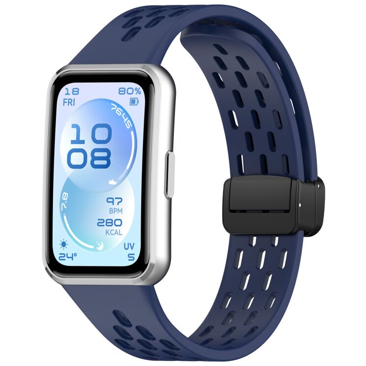 Ремешок Deexe Astra Strap для Huawei Band 11 Pro / Band 11 - Blue (410602L) Ремешок Deexe Astra Strap для Huawei Band 11 Pro / Band 11 - Blue: фото 2 из 6
