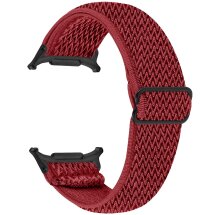Ремешок Deexe Braided Strap для Samsung Galaxy Watch 8 (40/44mm) / 8 Classic / Ultra (2025) - Red: фото 1 из 6