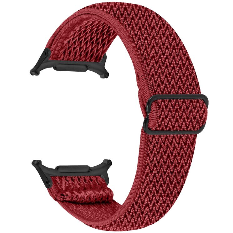 Ремешок Deexe Braided Strap для Samsung Galaxy Watch 8 (40/44mm) / 8 Classic / Ultra (2025) - Red: фото 1 из 6