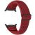 Ремешок Deexe Braided Strap для Samsung Galaxy Watch 8 (40/44mm) / 8 Classic (43/47mm) / Ultra 2 - Red: фото 1 из 6