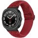 Ремешок Deexe Braided Strap для Samsung Galaxy Watch 8 (40/44mm) / 8 Classic / Ultra (2025) - Red (384003R). Фото 2 из 6