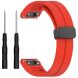 Ремешок Deexe Color Soft Line для часов Garmin c креплением QuickFit 26mm - Red (271411R). Фото 2 из 10