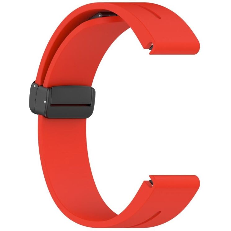 Ремешок Deexe Color Soft Line для часов Garmin c креплением QuickFit 26mm - Red: фото 4 из 10