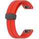 Ремешок Deexe Color Soft Line для часов Garmin c креплением QuickFit 26mm - Red (271411R). Фото 3 из 10
