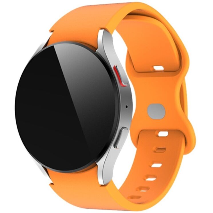 Ремінець Deexe Color Strap для годинників з шириною кріплення 20мм - Yellow: фото 1 з 4