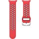 Ремінець Deexe Dual Color для Samsung Galaxy Watch 8 (40/44mm) / 8 Classic - Red / Black (384186RB). Фото 5 з 6