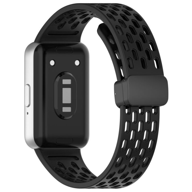 Ремешок Deexe Eclipse для Samsung Galaxy Fit 3 - Black: фото 2 из 7