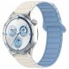 Ремешок Deexe Flexible Fit для часов с шириной крепления 20 мм - White / Blue (895450WL). Фото 2 из 9