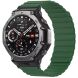 Ремінець Deexe Magnetic Band для Xiaomi Amazfit T-ReX 3 - Army Green (382701AG). Фото 3 з 3