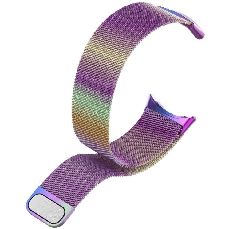 Ремешок Deexe Milanese Loop для Google Pixel Watch 3 (45mm) - Multicolor: фото 4 из 7