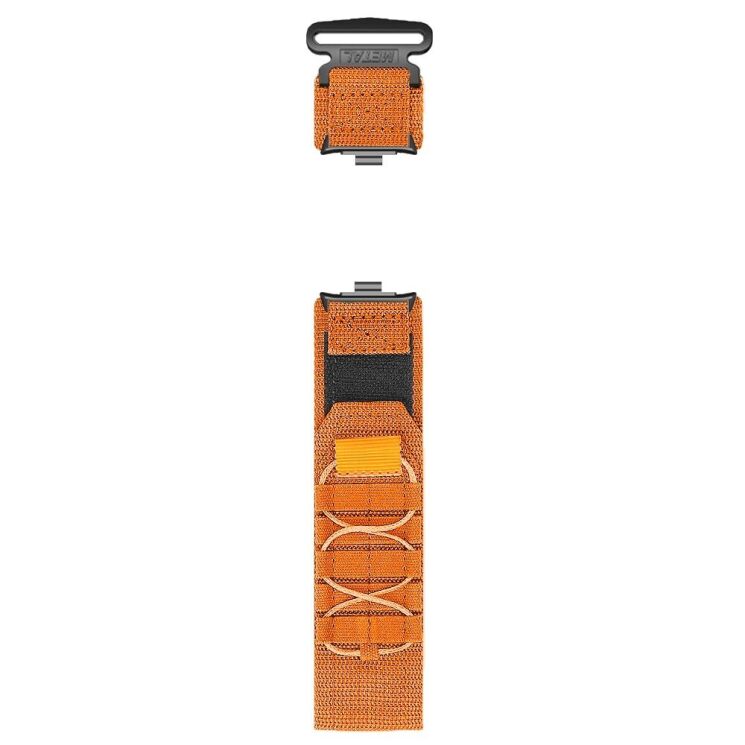 Ремінець Deexe Military для Xiaomi Redmi Watch 4 / 5 / Mi Smart Band 8 Pro / Band 9 Pro - Orange: фото 3 з 8