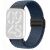 Ремешок Deexe Nylon Loop для Xiaomi Redmi Watch 4 / 5 / Mi Smart Band 8 Pro / Band 9 Pro - Dark Blue: фото 1 из 6