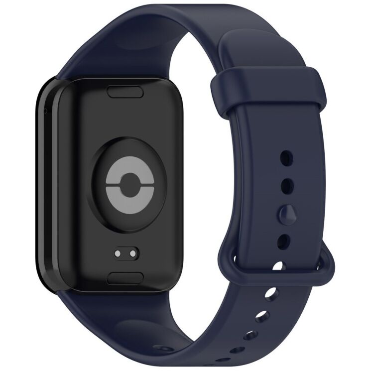 Ремешок Deexe Silicone Band для Xiaomi Mi Smart Band 9 Pro - Dark Blue: фото 1 из 12