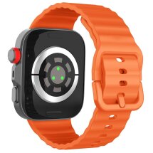 Ремешок Deexe Silicone Fit для Huawei Watch Fit 3 / Fit 4 / Fit 4 Pro - Orange: фото 1 из 4