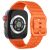 Ремешок Deexe Silicone Fit для Huawei Watch Fit 3 / Fit 4 / Fit 4 Pro - Orange: фото 1 из 4