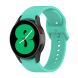 Ремешок Deexe Silicone Watchband для Samsung Galaxy Watch 4 Classic / Watch 4 - Teal (284407T). Фото 3 из 10