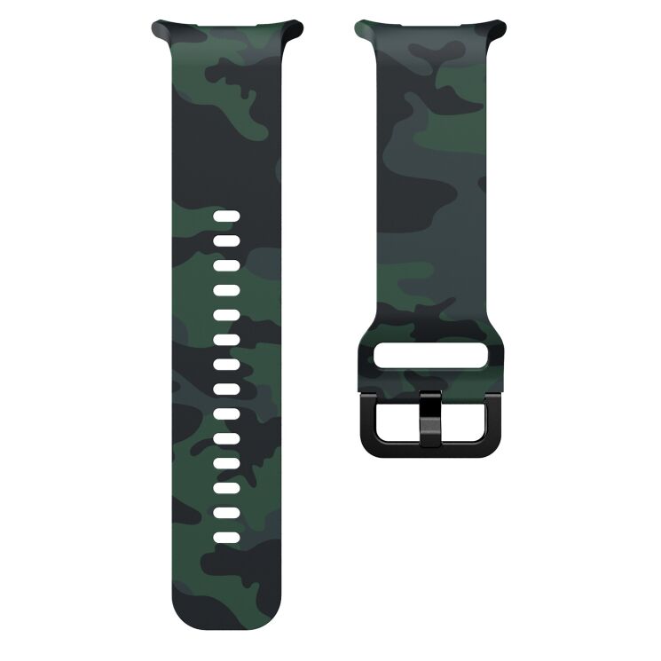 Ремешок Deexe Silicone Watchband для Samsung Galaxy Watch Ultra (47mm) / Ultra (2025) - Army / Green: фото 4 из 6