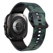Ремешок Deexe Silicone Watchband для Samsung Galaxy Watch Ultra (47mm) / Ultra (2025) - Army / Green: фото 1 из 6