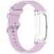 Ремешок Deexe Soft Silicone для Google Fitbit Air - Light Purple (258001LV). Фото 4 из 9