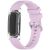 Ремешок Deexe Soft Silicone для Google Fitbit Air - Light Purple: фото 1 из 9