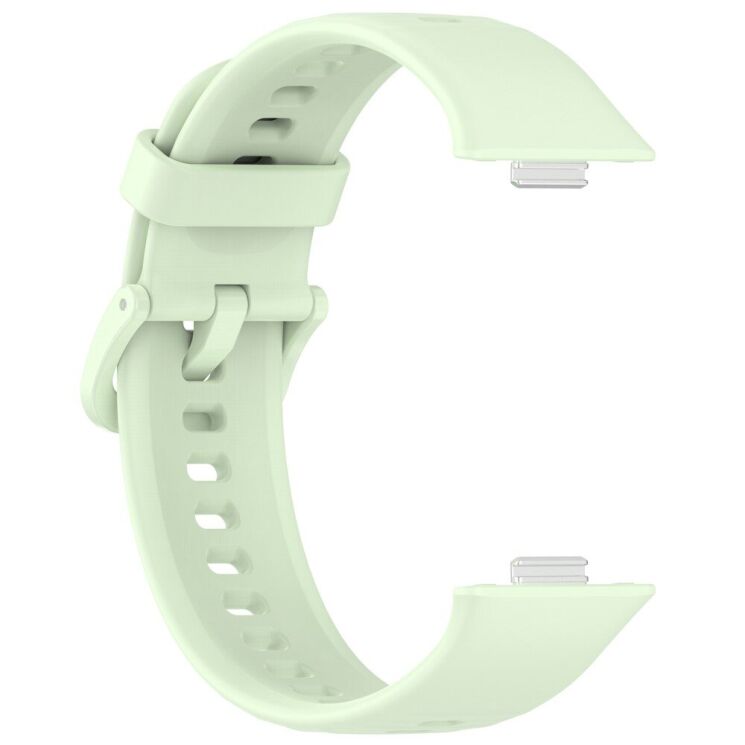 Ремінець Deexe Soft Silicone для Huawei Watch Fit 3 - Green: фото 3 з 7