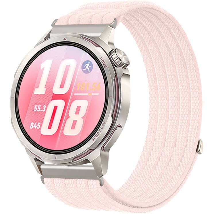Ремінець Deexe Soft Weave для для годинників з шириною кріплення 18мм - Pink: фото 2 з 5