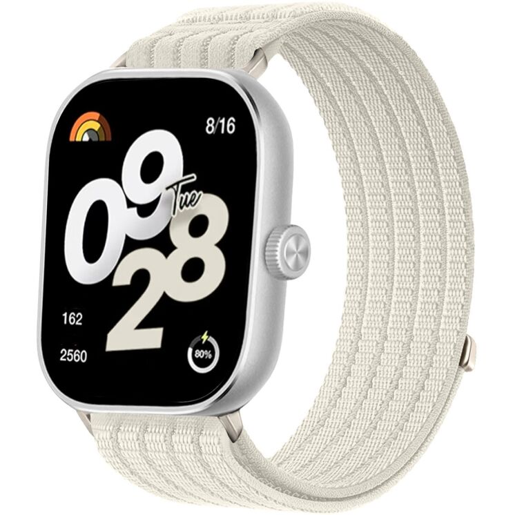 Ремешок Deexe Soft Weave для Xiaomi Redmi Watch 4 / Watch 5 / Watch 6 / Mi Smart Band 8 Pro / Band 9 Pro - Starlight: фото 2 из 5