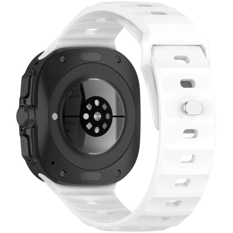 Ремешок Deexe Sport Series для Samsung Galaxy Watch Ultra (47mm) - White: фото 1 из 6