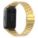Ремешок Deexe Stainless Steel для Huawei Band 6 / Honor Band 6 - Gold (277805F). Фото 2 из 3