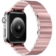 Ремешок Deexe Stainless Steel Mag для Apple Watch 46 / 45 / 44 / SE 44 / 42 (Series 1-3) / Ultra / Ultra 2 - Pink: фото 1 из 6