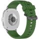 Ремінець KALEBOL Tire Pattern для Samsung Galaxy Watch 8 (40/44mm) / 8 Classic - Army Green (384146AG). Фото 1 з 5