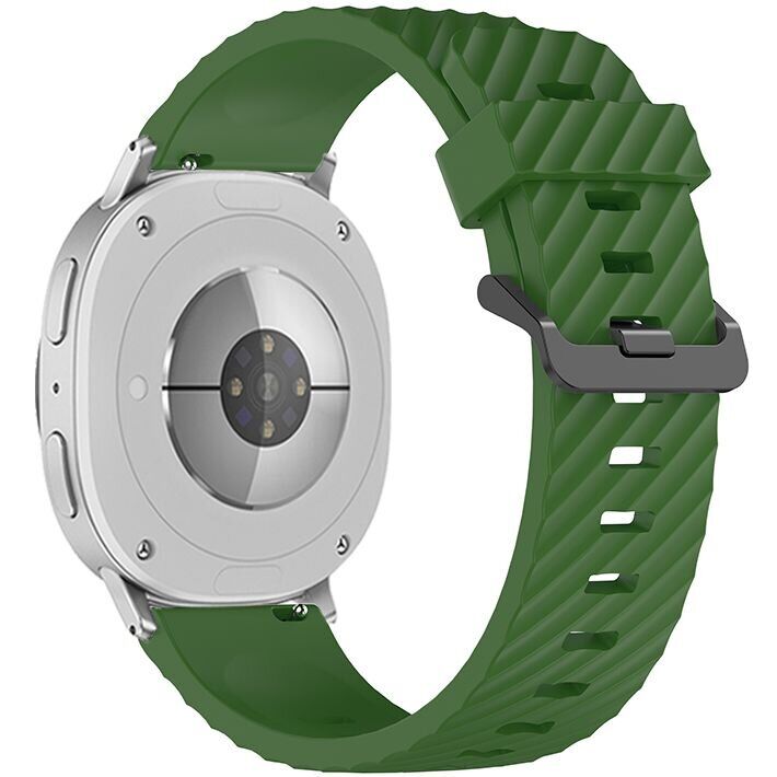 Ремінець KALEBOL Tire Pattern для Samsung Galaxy Watch 8 (40/44mm) / 8 Classic - Army Green: фото 1 з 5