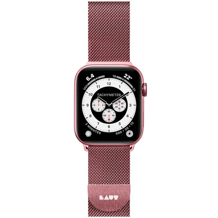 Ремінець Laut STEEL LOOP для Apple Watch 42 (Series 10/11) / 41 / 40 / SE 40 / 38 (LAUT_AWS_ST_RG) - Rose Gold (345123RG) Ремінець Laut STEEL LOOP для Apple Watch 42 (Series 10/11) / 41 / 40 / SE 40 / 38 (LAUT_AWS_ST_RG) - Rose Gold: фото 1 з 3